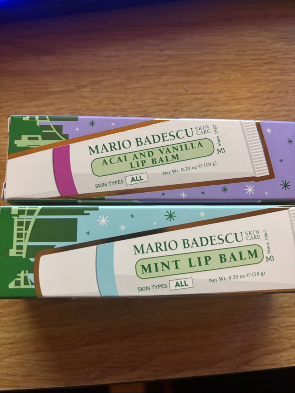 Mario Badescu - 1 Mint Lip Balm & 1 Acai and Vanilla